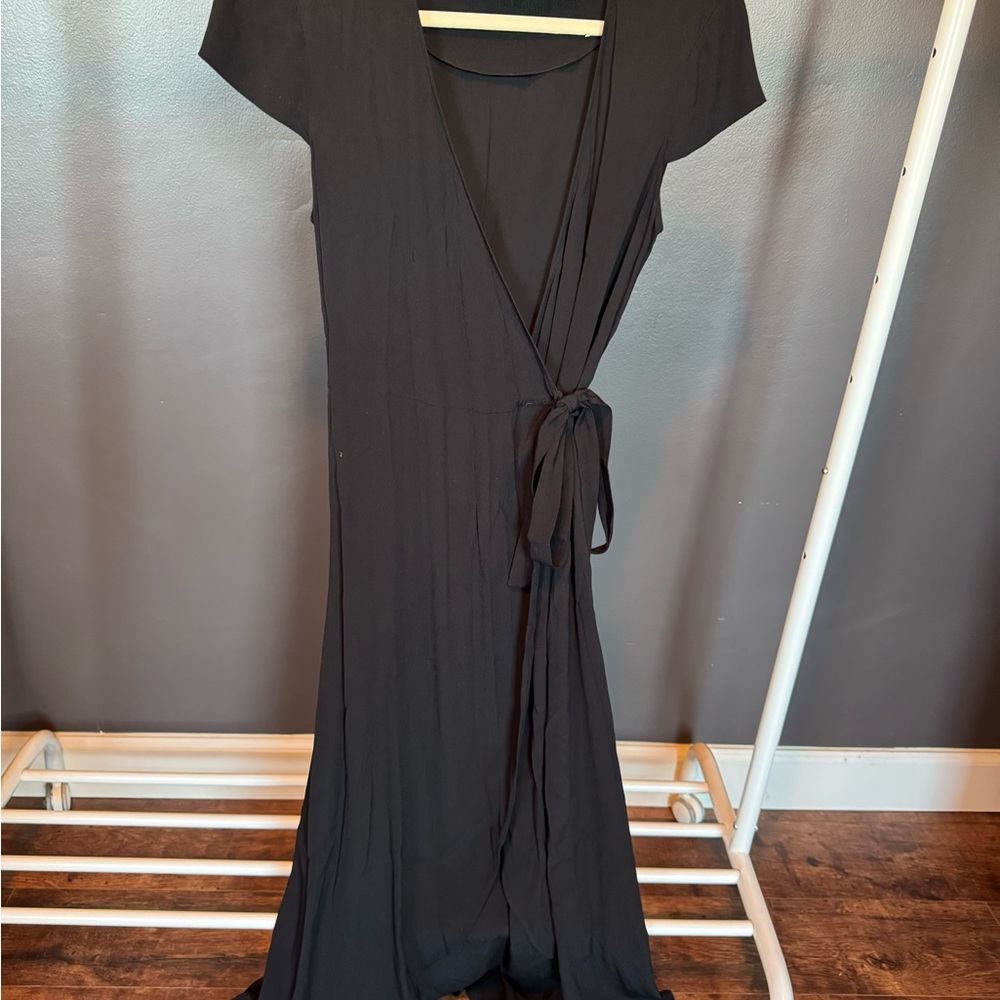 & Other Stories Black Maxi Dress